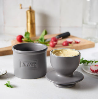 The Original Butter Bell Crock - Caffe Matte Gray