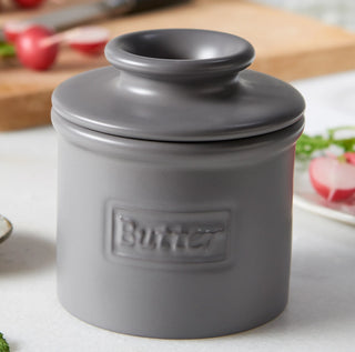 The Original Butter Bell Crock - Caffe Matte Gray