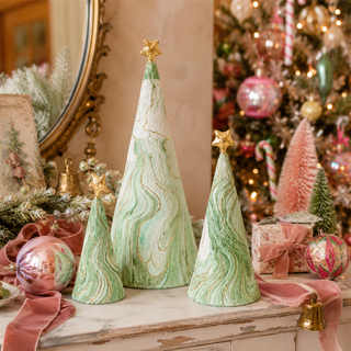 Frost & Gold Recycled Paper Tree - Choose Size