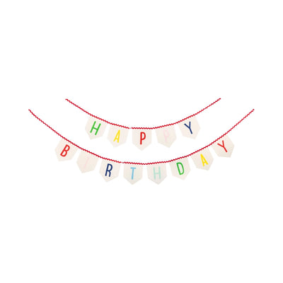 6' Happy Birthday Felt Banner