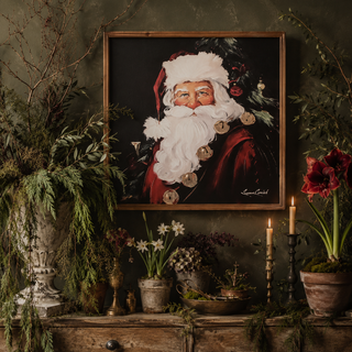 Framed Classic Santa Portrait