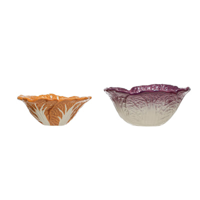 Colorful Cabbage Bowl Set