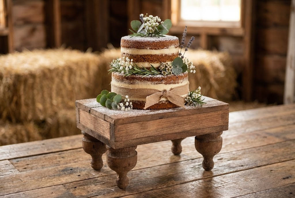 The Rustic Cake Table Riser – Cotton & Crete