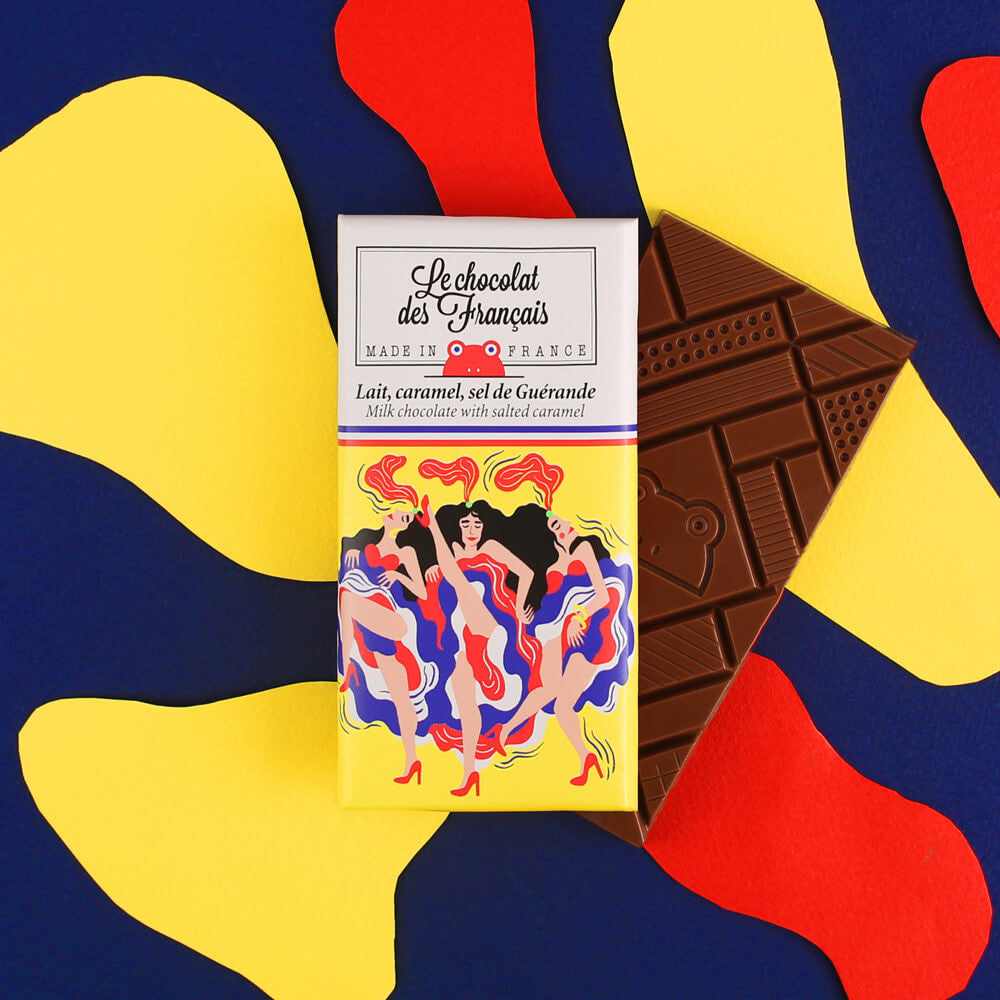 Le Chocolat Des Francais - Dancers Milk Chocolate & Salted Caramel