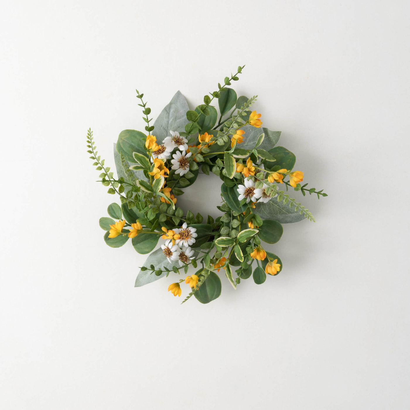Wildflower Candle Ring Wreath