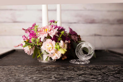 Candle Ring Vase Set of 2