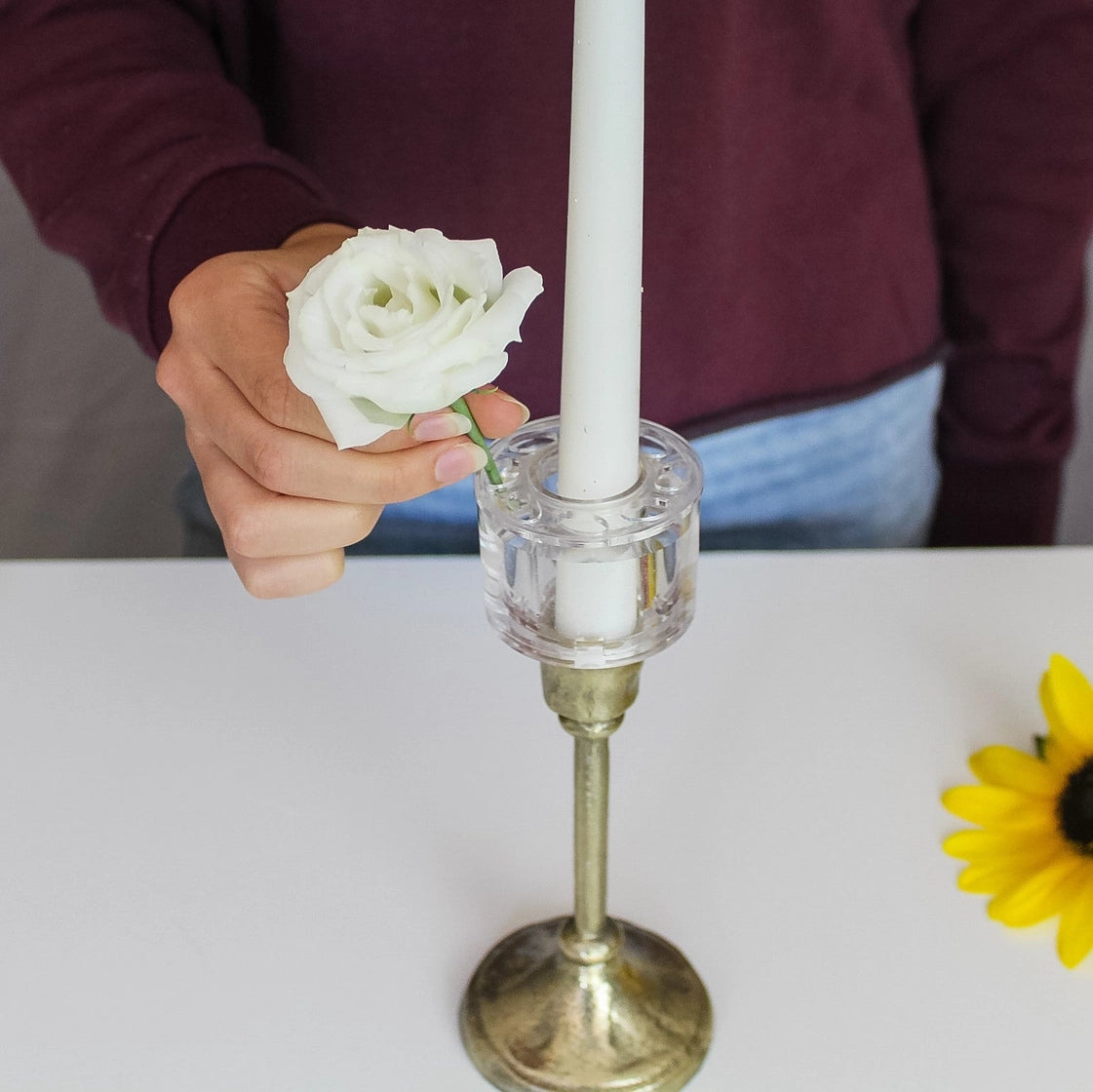 Candle Ring Vase Set of 2