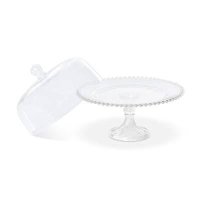Glass Cake Dish With Dome