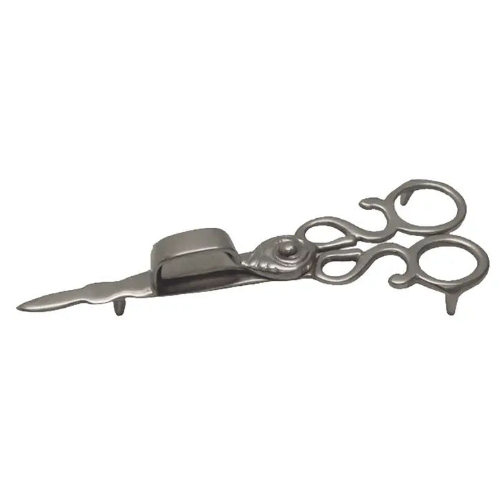 Pewter-Plated Candle Snuffer Scissors