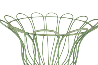 The Copa Farmhouse Metal Planter Basket