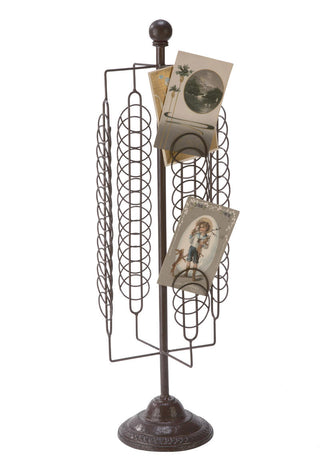 General Store Style Spinning Greeting Card Holder