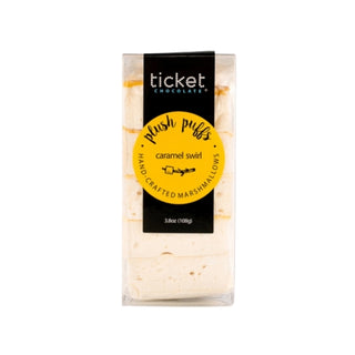 Handcrafted Caramel Swirl Marshmallows by Ticket Chocolate