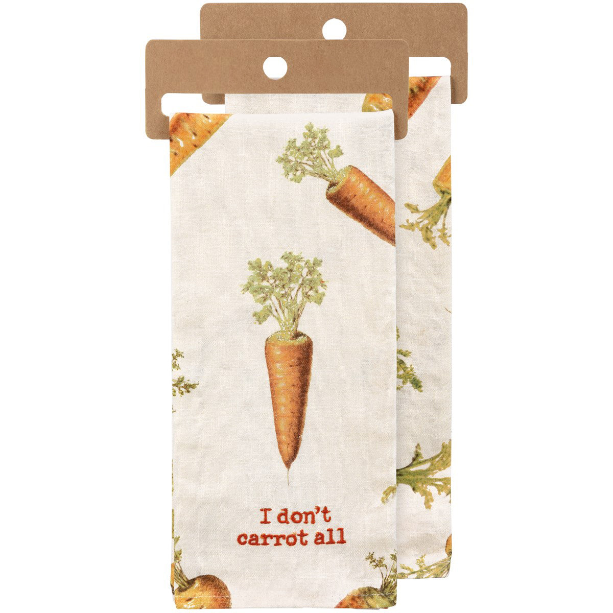 I Don't Carrot At All Kitchen Towel