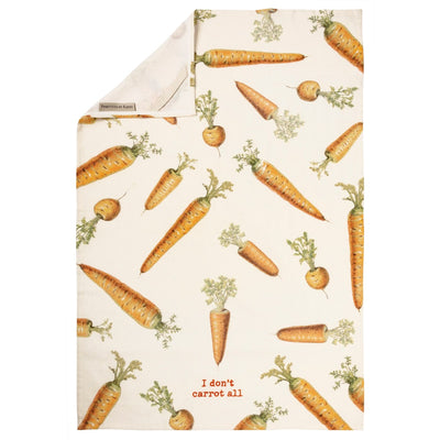 I Don't Carrot At All Kitchen Towel