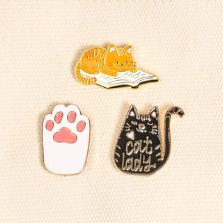 The Pin Pack - Cool Cat - Set of 3