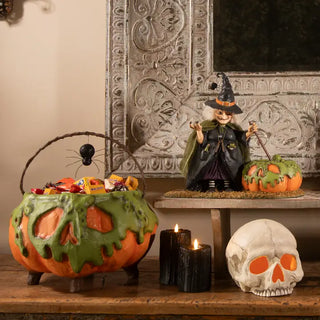 Bethany Lowe Poison Pumpkin Cauldron