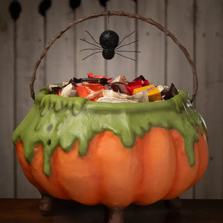 Bethany Lowe Poison Pumpkin Cauldron
