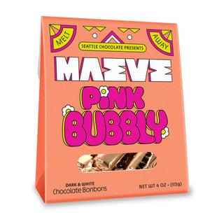 Seattle Chocolate Maeve - Pink Bubbly Bonbon Box
