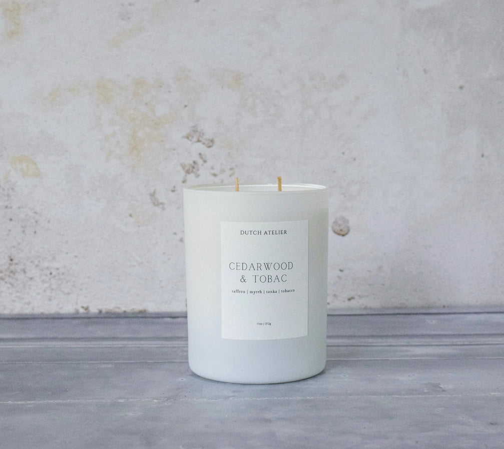 Dutch Atelier Cedarwood and Tobac Candle