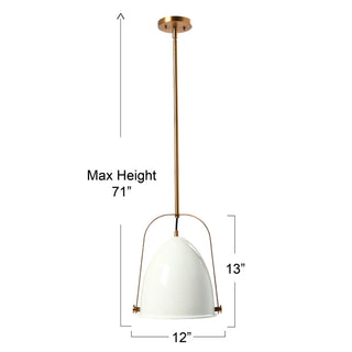 Robert Stevenson Lighting Zelda Metal Ceiling Light