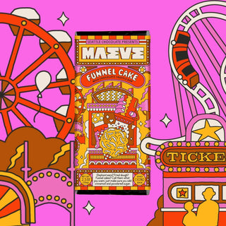 Seattle Chocolate Maeve - Funnel Cake Truffle Bar