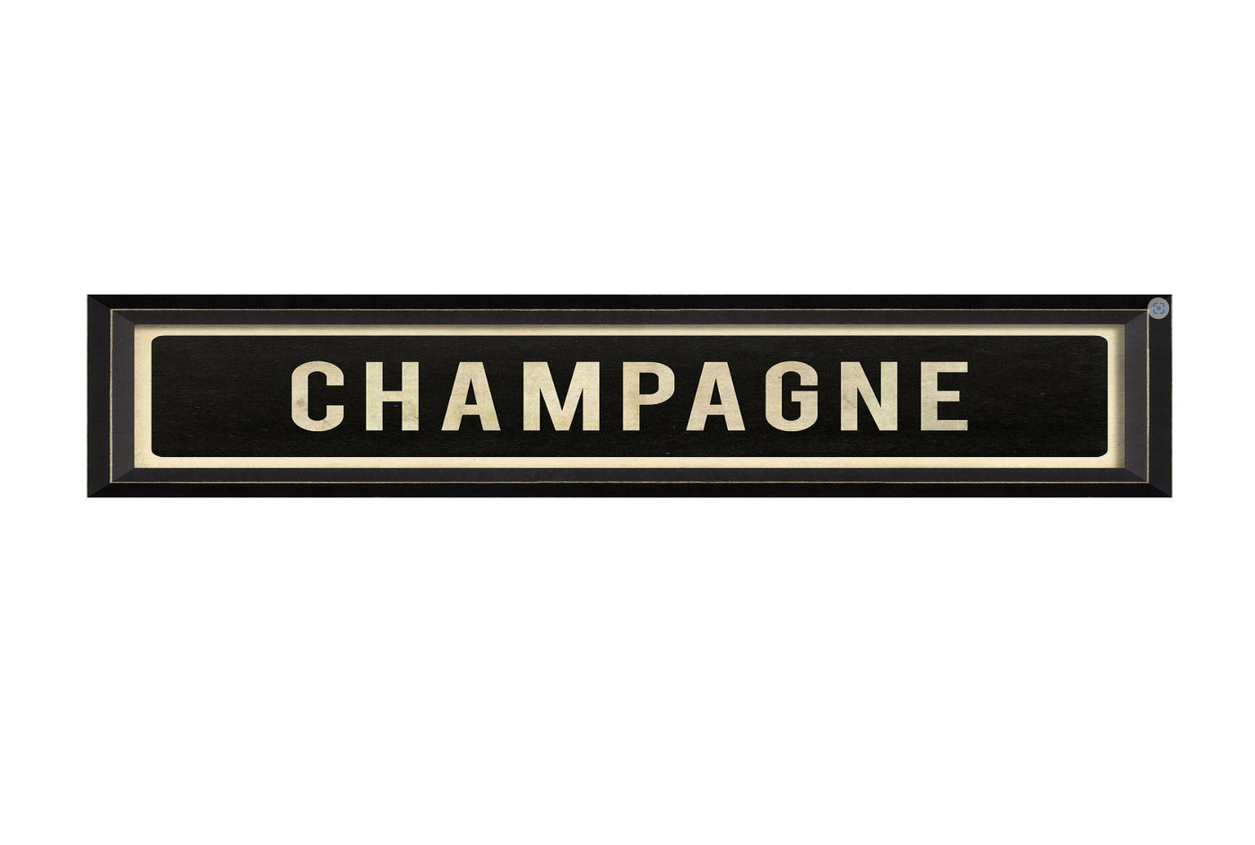 Framed Champagne Signed