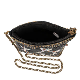 Mary Frances Sip Happens Martini Cross Body Handbag