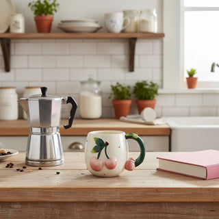 12oz Stoneware Cherry Mug