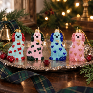 Cody Foster Preppy Staffordshire Small Dog Ornaments - Choose Color