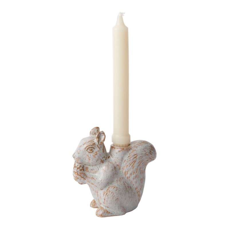 Squirrel Candle Holder