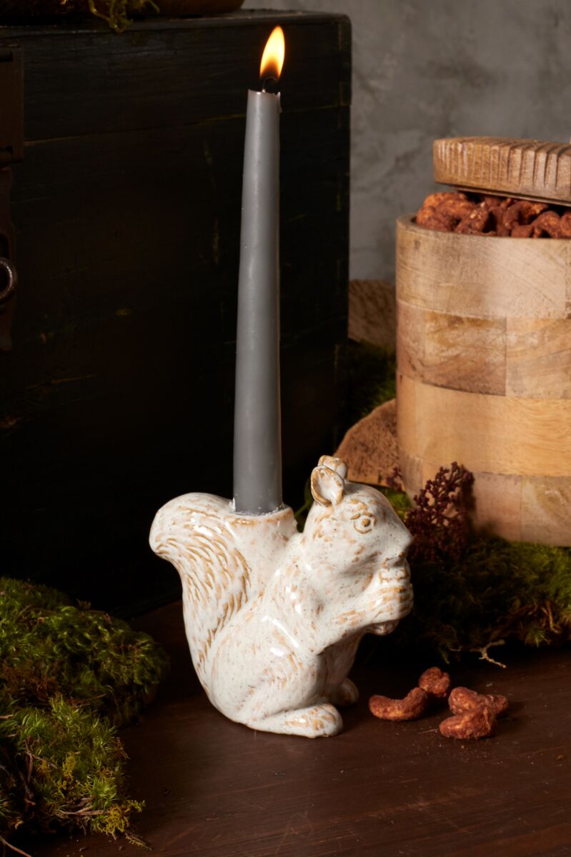 Squirrel Candle Holder