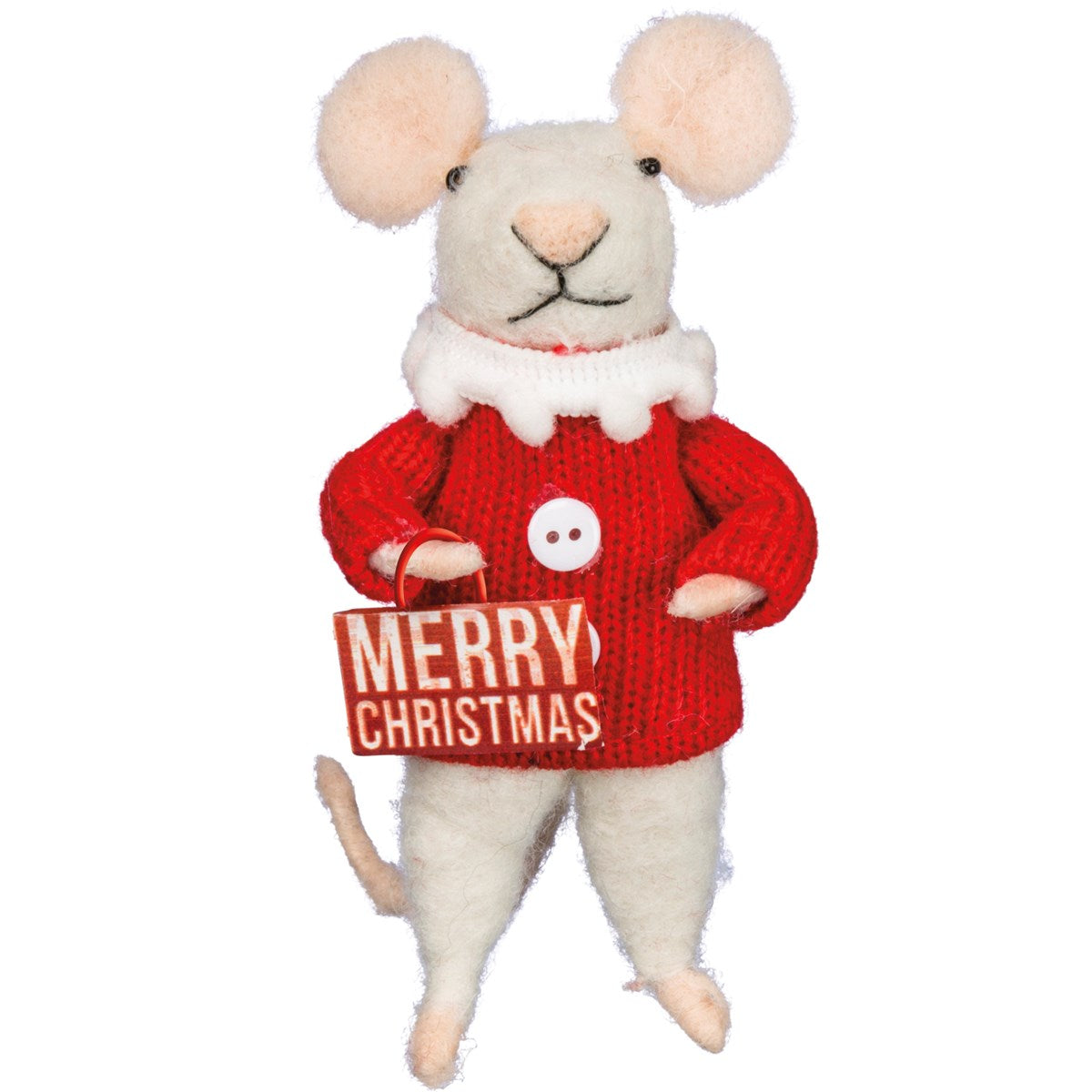 Felt Mouse Merry Christmas