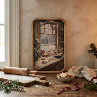 Christmas Kitchen Framed Print