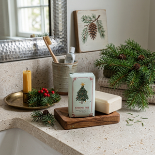 Christmas Tree Scented Olive Oil & Shea Butter Milled Bar Soap