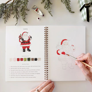 Christmas Watercolor Workbook