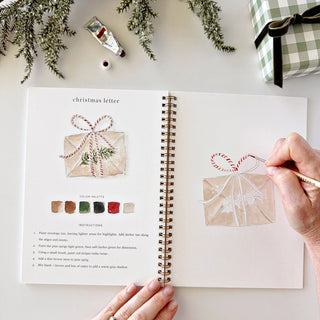 Christmas Watercolor Workbook