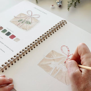 Christmas Watercolor Workbook