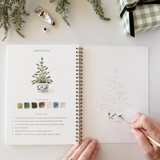 Christmas Watercolor Workbook