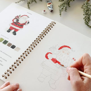 Christmas Watercolor Workbook
