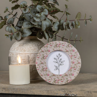 Ethel's Garden 4x4 Circular Enamel Frame