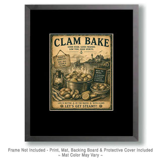 8" x 10" Clam Bake Print