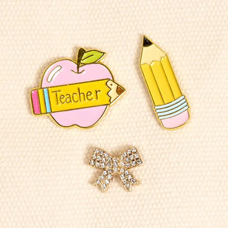 The Pin Pack - Classroom Charm -Teacher - Set of 3