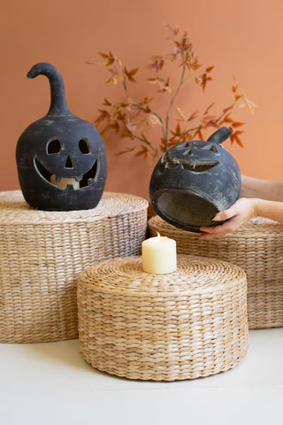 Rustic Jack O Lantern Set - Black
