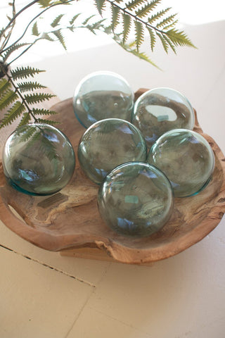 Recycled Glass Ball - Choose Color