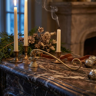 Gold Finish Reindeer Candle Snuffer
