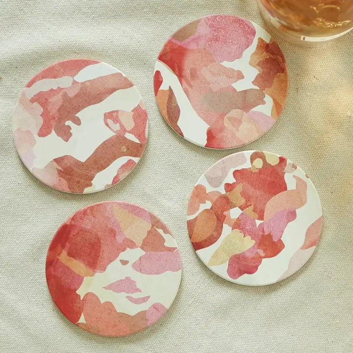 Set of 4 Sunset Stone Coasters