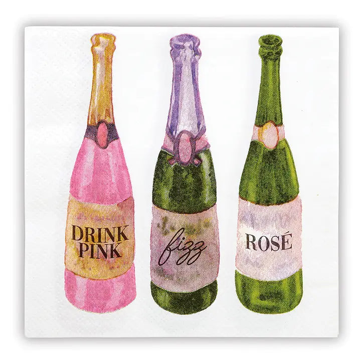 Champagne Bottle Cocktail Napkins