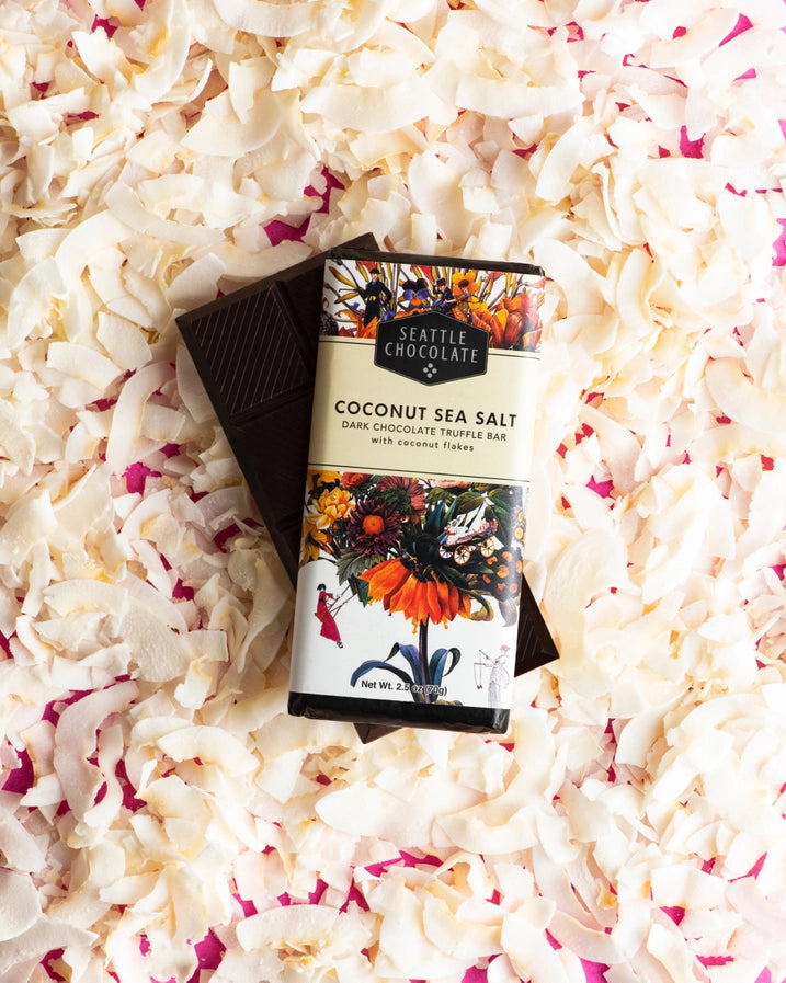 Seattle Chocolate -Coconut Sea Salt Truffle Bar