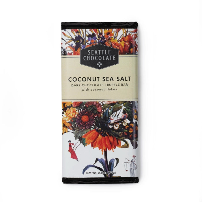 Seattle Chocolate -Coconut Sea Salt Truffle Bar