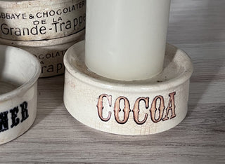 Antique English Ironstone Confectionary Pot - Choose Style